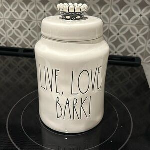 Rae Dunn Dog biscuit jar